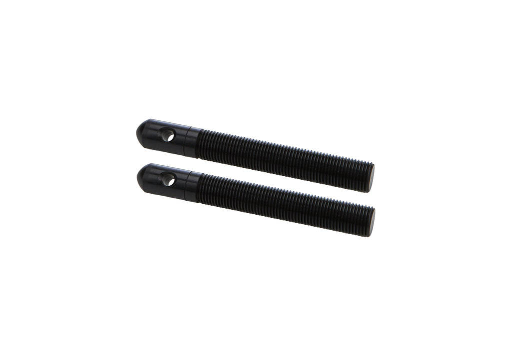 ALLSTAR PERFORMANCE 18499 Alum Hood Pins 1/2in w/ 3/16in Hole 2pk Black