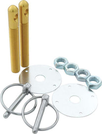 ALLSTAR PERFORMANCE 18503 Alum Hood Pin Kit 1/2in with 1/4in Clips Gold