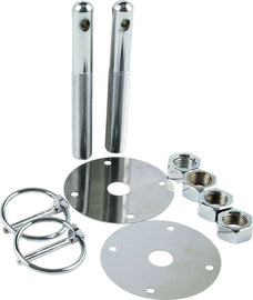 ALLSTAR PERFORMANCE 18512 Steel Hood Pin Kit w/ 3/16in Flip-Over Clips