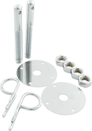 ALLSTAR PERFORMANCE 18514 Steel Hood Pin Kit w/ 5/32in Hairpin Clips