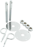 ALLSTAR PERFORMANCE 18514 Steel Hood Pin Kit w/ 5/32in Hairpin Clips