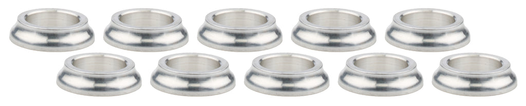ALLSTAR PERFORMANCE ALL18597-10 ALLSTAR Performance Tapered Aluminum Spacers Set of 10 5/8 inch ID, 1/4 inch Thick