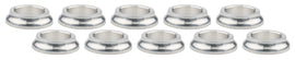 ALLSTAR PERFORMANCE ALL18597-10 ALLSTAR Performance Tapered Aluminum Spacers Set of 10 5/8 inch ID, 1/4 inch Thick