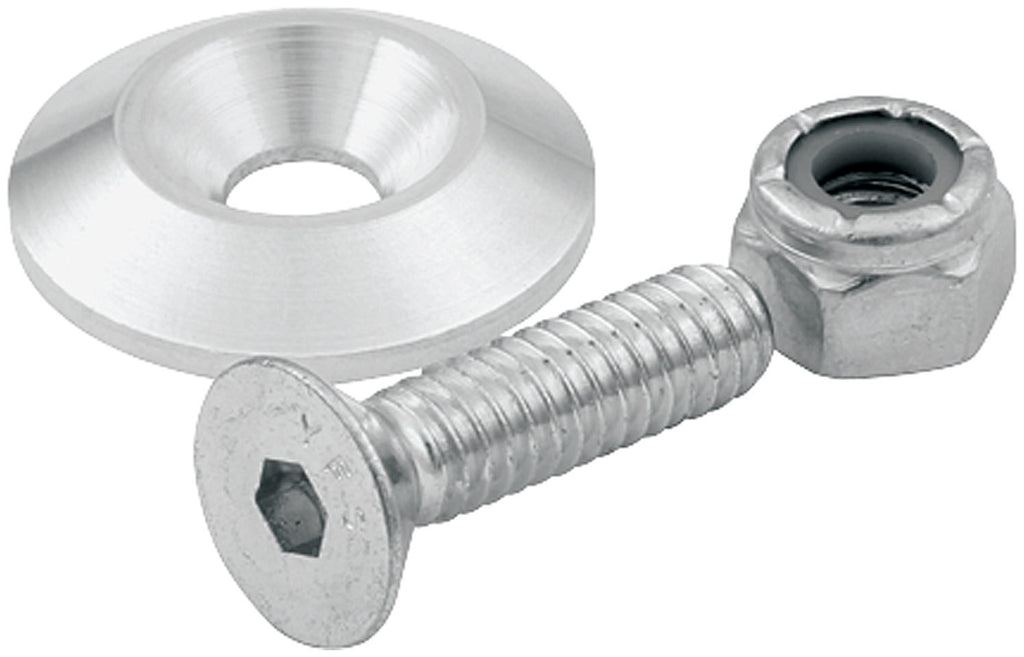 ALLSTAR PERFORMANCE 18632-50 Countersunk Bolts 1/4in w/ 1in Washer 50pk