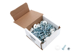 ALLSTAR PERFORMANCE 18681-50 Countersunk Bolt Kit White 50pk