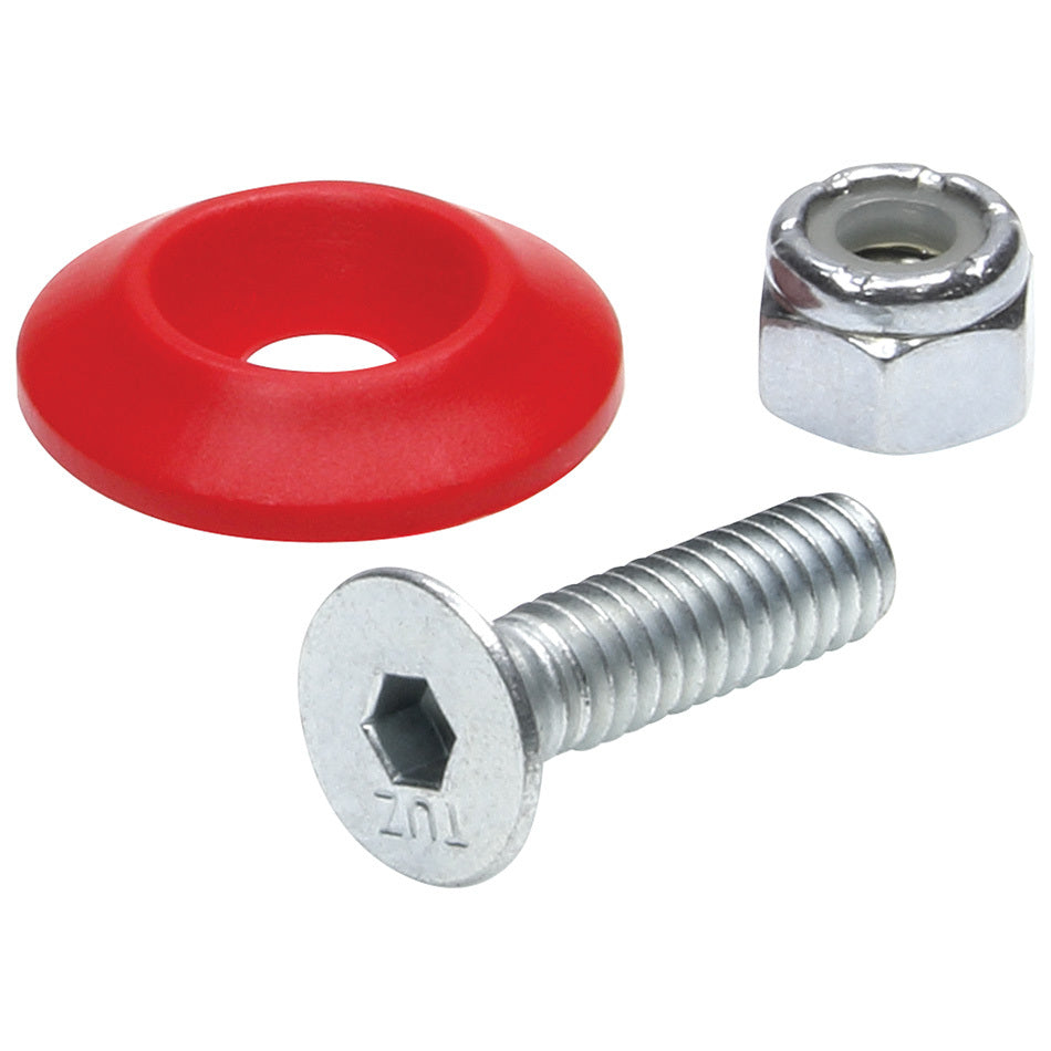ALLSTAR PERFORMANCE 18682 Countersunk Bolt Kit Red 10pk