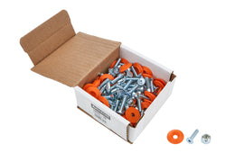 ALLSTAR PERFORMANCE 18684-50 Countersunk Bolt Kit Orange 50pk