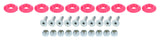 ALLSTAR PERFORMANCE 18686 Countersunk Bolt Kit Pink 10pk