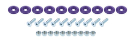 ALLSTAR PERFORMANCE 18687 Countersunk Bolt Kit Purple 10pk