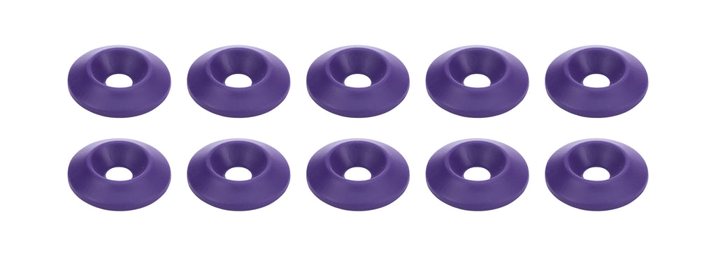 ALLSTAR PERFORMANCE 18697 Countersunk Washer Purple 10pk