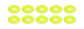 ALLSTAR PERFORMANCE 18698 Countersunk Washer Fluorescent Yellow 10pk