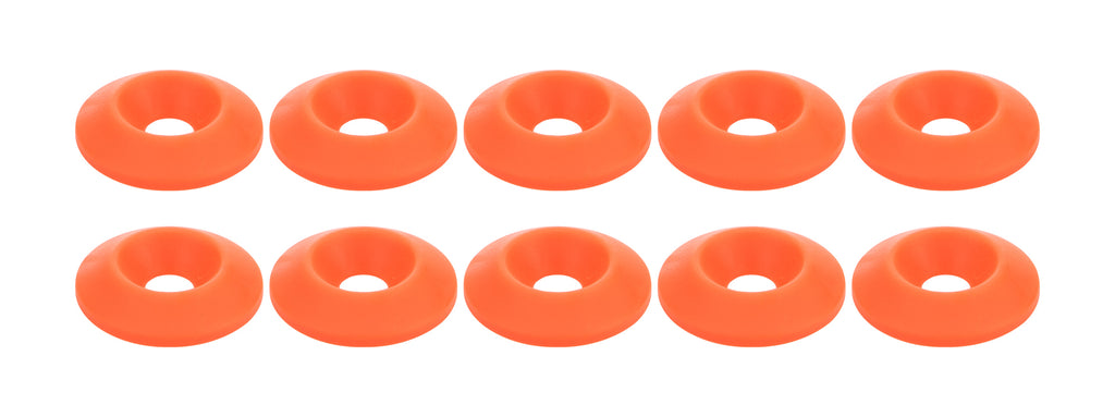 ALLSTAR PERFORMANCE 18699 Countersunk Washer Fluorescent Orange 10pk