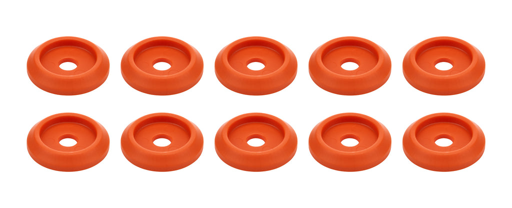ALLSTAR PERFORMANCE 18849 Body Bolt Washer Plastic Orange 10pk