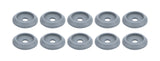 ALLSTAR PERFORMANCE 18850 Body Bolt Washer Plastic Silver 10pk
