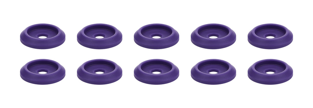 ALLSTAR PERFORMANCE 18852 Body Bolt Washer Plastic Purple 10pk