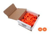 Load image into Gallery viewer, ALLSTAR PERFORMANCE 18854-50 Body Bolt Washer Plastic Fluorescent Orange 50pk