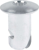 ALLSTAR PERFORMANCE 19172 Oval Allen Hd Fasteners 7/16 .500in 10pk Alum