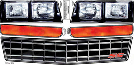ALLSTAR PERFORMANCE 23014 M/C SS Nose Decal Kit Stock Grille 1983-88