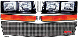 ALLSTAR PERFORMANCE 23038 M/C SS Nose Decal Kit Mesh Grille 1983-88