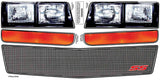 ALLSTAR PERFORMANCE 23038 M/C SS Nose Decal Kit Mesh Grille 1983-88