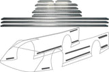 ALLSTAR PERFORMANCE 23105 LM Alum Body Brace Kit