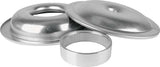 ALLSTAR PERFORMANCE 25904 LW 14in A/C Kit Plain No Element 1-1/2in Space