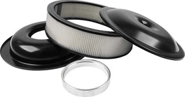 ALLSTAR PERFORMANCE 25913 LW 14in A/C Kit Black 3-1/2in Paper Element