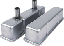 Load image into Gallery viewer, ALLSTAR PERFORMANCE 26143 Valve Covers SBC Steel Raw w/Tubes