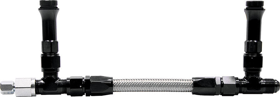 ALLSTAR PERFORMANCE 26165 Fuel Line Kit 9-5/8in Holley Ultra HP Black