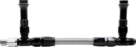 ALLSTAR PERFORMANCE 26166 Fuel Line Kit 9-5/16in Std Holley Black