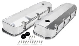 ALLSTAR PERFORMANCE 26177 Valve Covers BBC Fab Aluminum w/ Holes