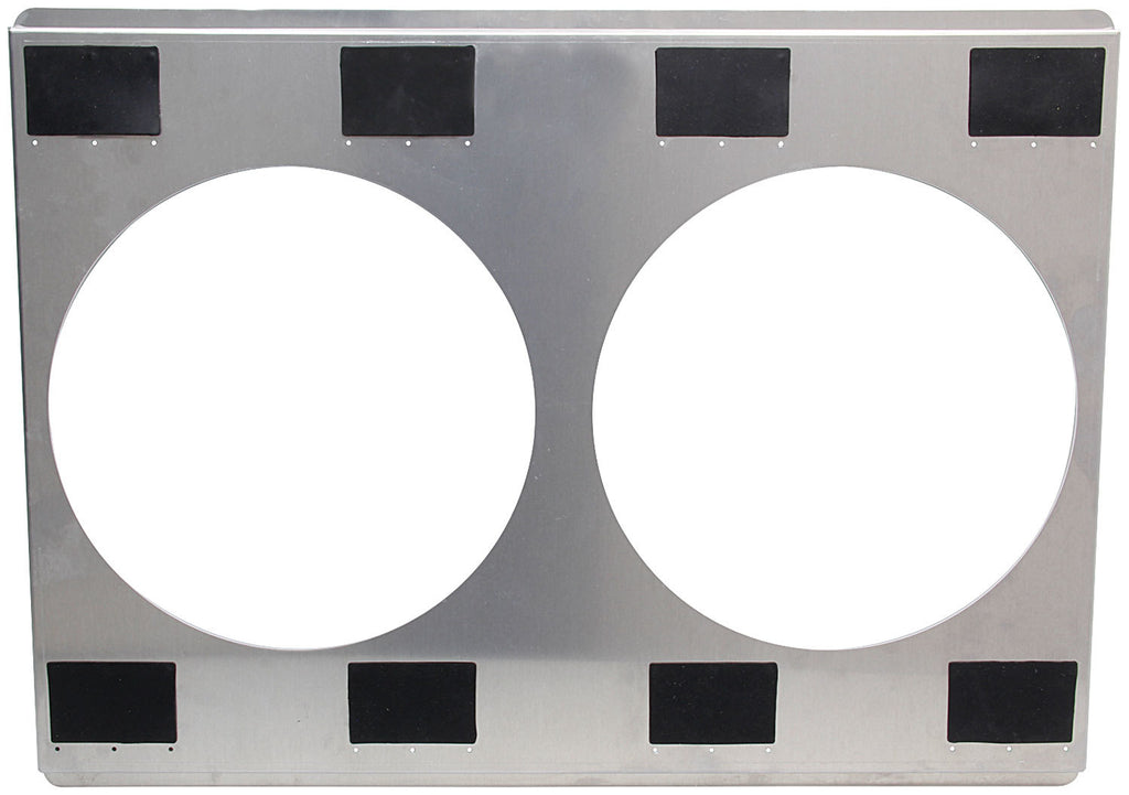 ALLSTAR PERFORMANCE 30064 Aluminum Fan Shroud 25-3/4x18-3/4 Dual 12