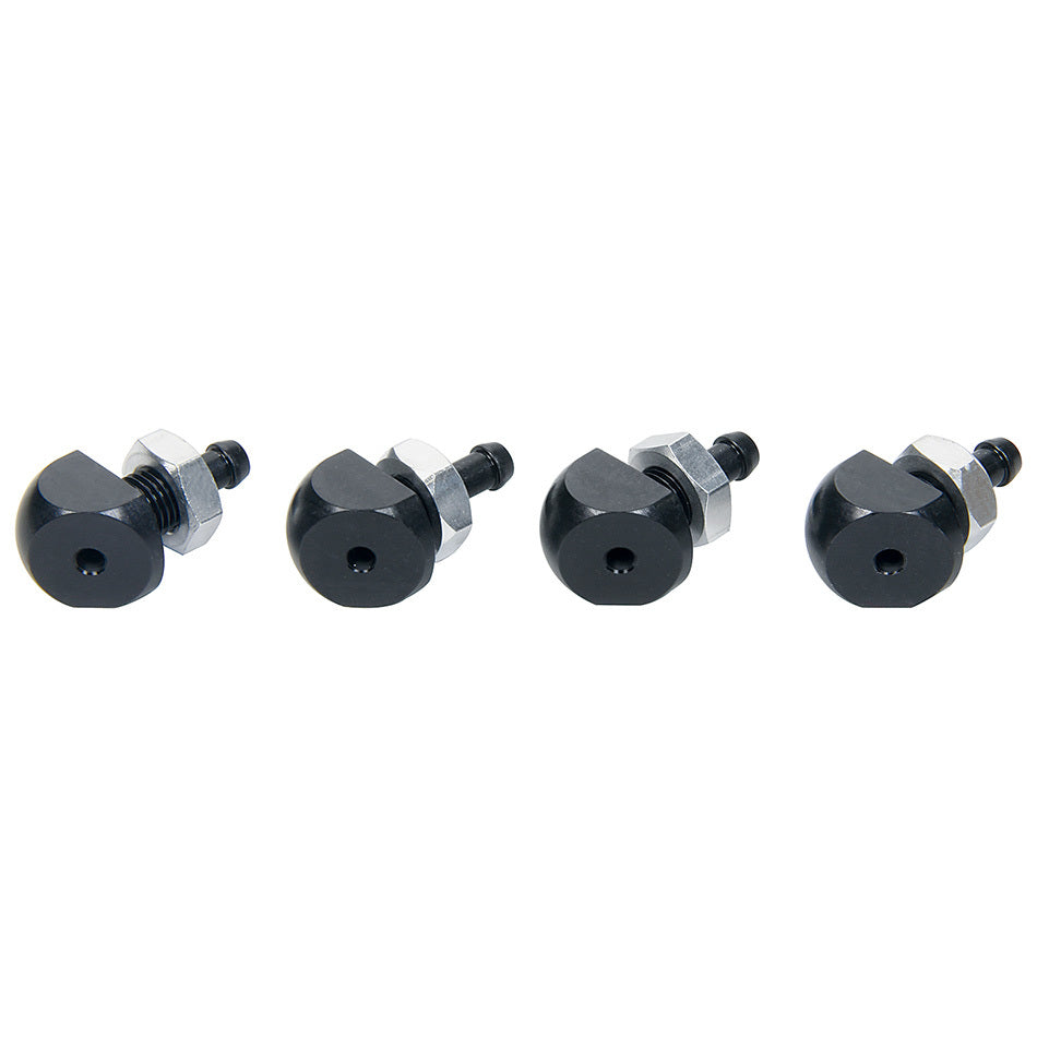 ALLSTAR PERFORMANCE 30178-4 Overflow Nozzle 1/4in Barb 4pk