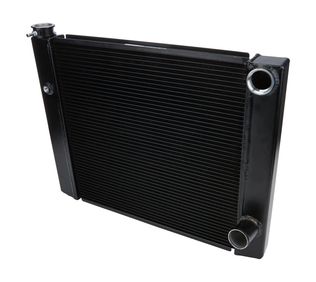 ALLSTAR PERFORMANCE 30346 Dual Pass Radiator 19x28 1 Row Lightweight Black