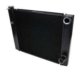 ALLSTAR PERFORMANCE 30347 Dual Pass Radiator 19x31 1 Row Lightweight Black