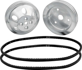 ALLSTAR PERFORMANCE 31083 1:1 Pulley Kit for use w/o Power Steering