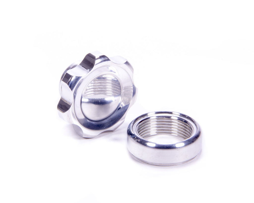 ALLSTAR PERFORMANCE 36166 Filler Cap Polished with Weld-In Alum Bung Small