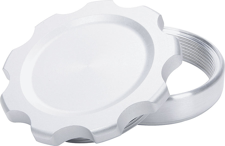 ALLSTAR PERFORMANCE 36170 Filler Cap Silver with Weld-In Alum Bung