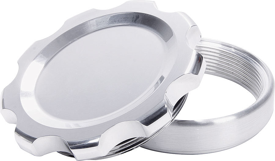 ALLSTAR PERFORMANCE 36173 Filler Cap Polished with Weld-In Alum Bung Large