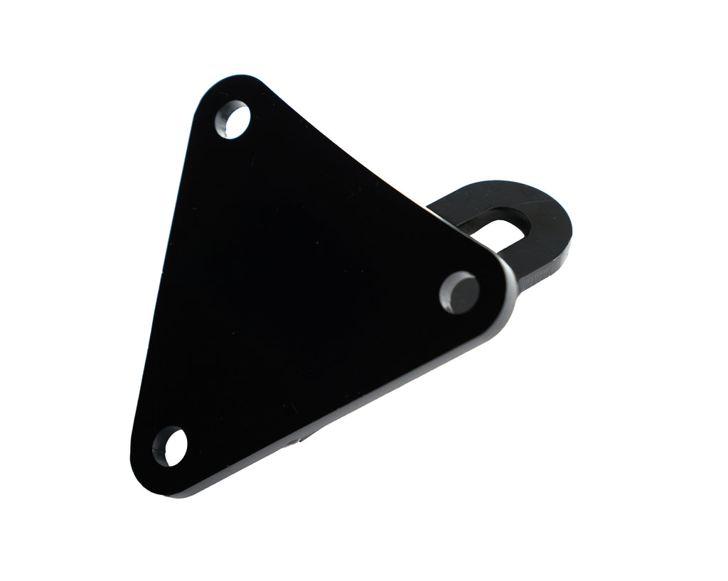 ALLSTAR PERFORMANCE ALL38062 ALLSTAR Performance SBC Front Motor Mount with 2-inch Raised Height - Steel, Black Powder Coat