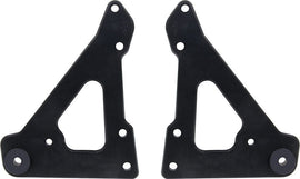 ALLSTAR PERFORMANCE 38145 Front Engine Plate 2pc w/ Bushings Black