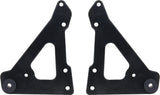 ALLSTAR PERFORMANCE 38145 Front Engine Plate 2pc w/ Bushings Black