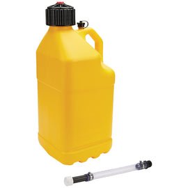ALLSTAR PERFORMANCE 40123 Utility Jug 5 Gal w/Filler Hose Yellow