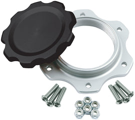 ALLSTAR PERFORMANCE 40137 Fuel Cell Cap and Bung JAZ 6-Bolt Black