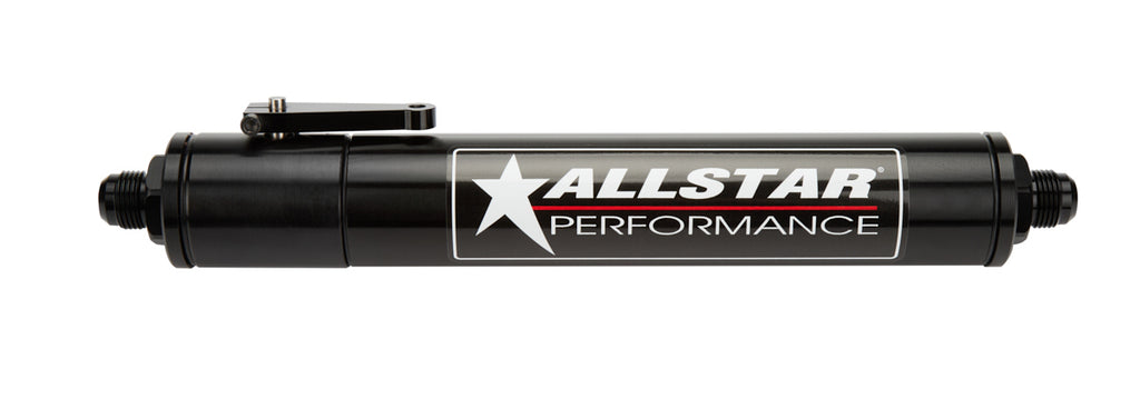 ALLSTAR PERFORMANCE 40197 Fuel Filter w/ Shut Off 8AN No Element