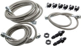 ALLSTAR PERFORMANCE 42061 Front End Brake Line Kit Mod Aftermarket Calipers