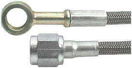 ALLSTAR PERFORMANCE ALL46440-18-25 ALLSTAR Performance 18-inch Braided Stainless Steel PTFE Line with 4 AN Fittings, Set of 25