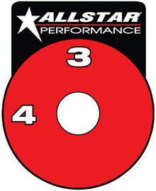 ALLSTAR PERFORMANCE 48011 RF Brake Shut-Off Valve Decal