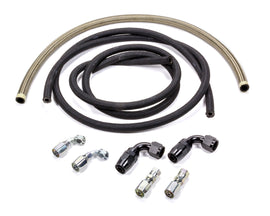ALLSTAR PERFORMANCE 48201 Power Steering Hose Kit Rack Rear Mount Pump