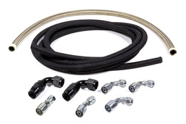 ALLSTAR PERFORMANCE 48205 Power Steering Hose Kit Box to Bellhousing Mount
